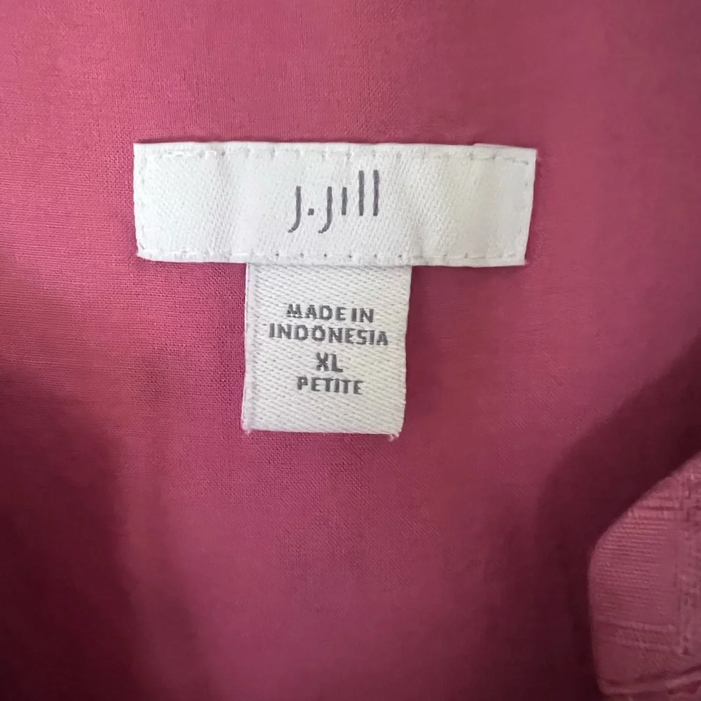 J Jill Floral Pink Sleeveless Maxi Dress - Picture 5 of 8